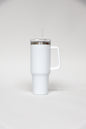 Beker Met Rietje Wit